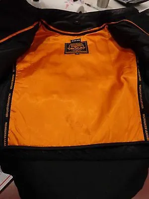 WOMEN'S MOTORCYCLE RIDING PURPLE TEXTILE JACKET W/ STUD & WINGS DETAILING