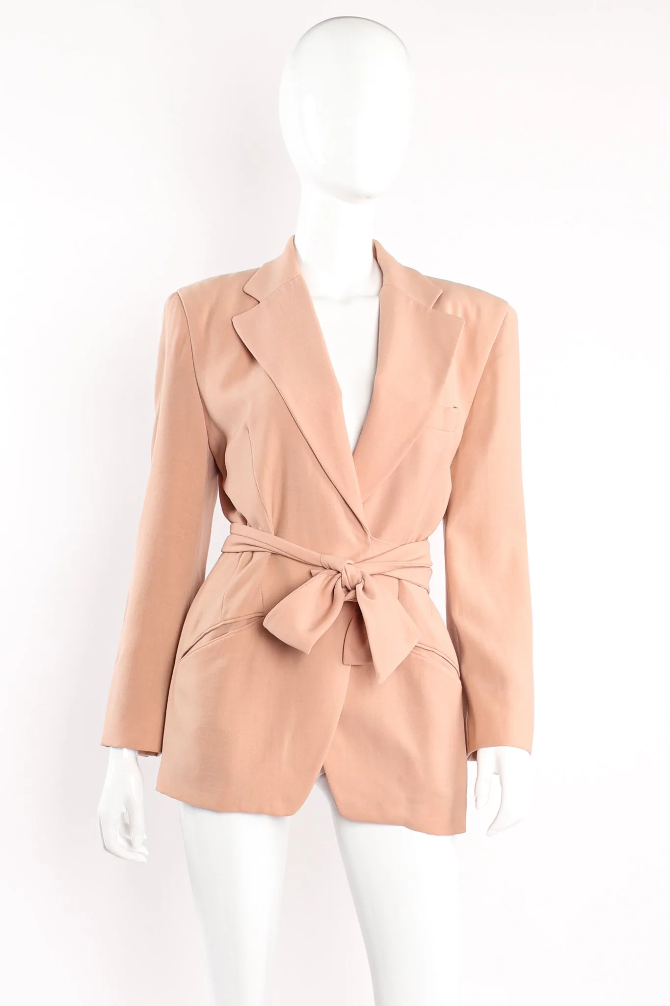 Wrap Tie Jacket & Pant Suit
