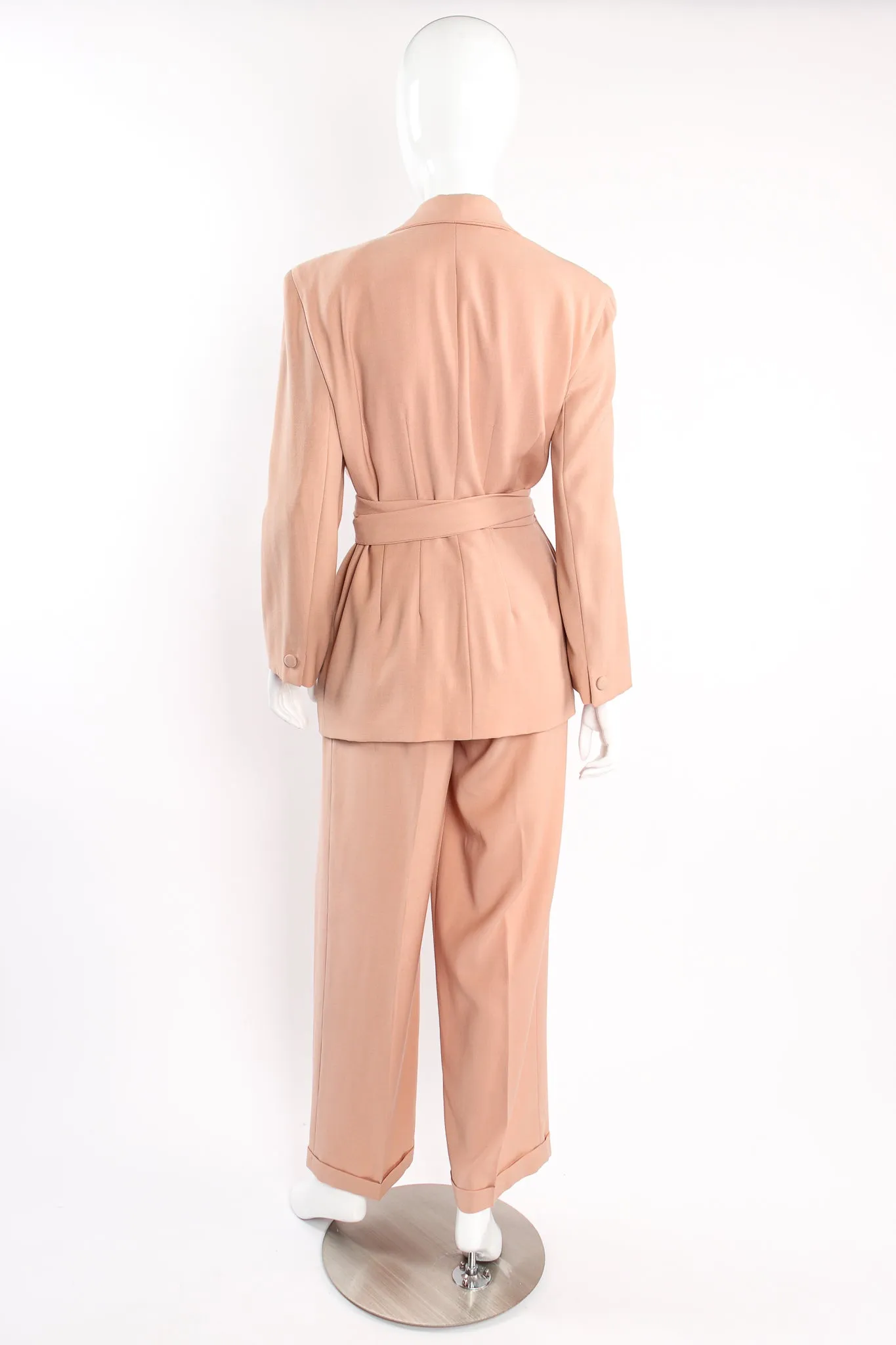 Wrap Tie Jacket & Pant Suit