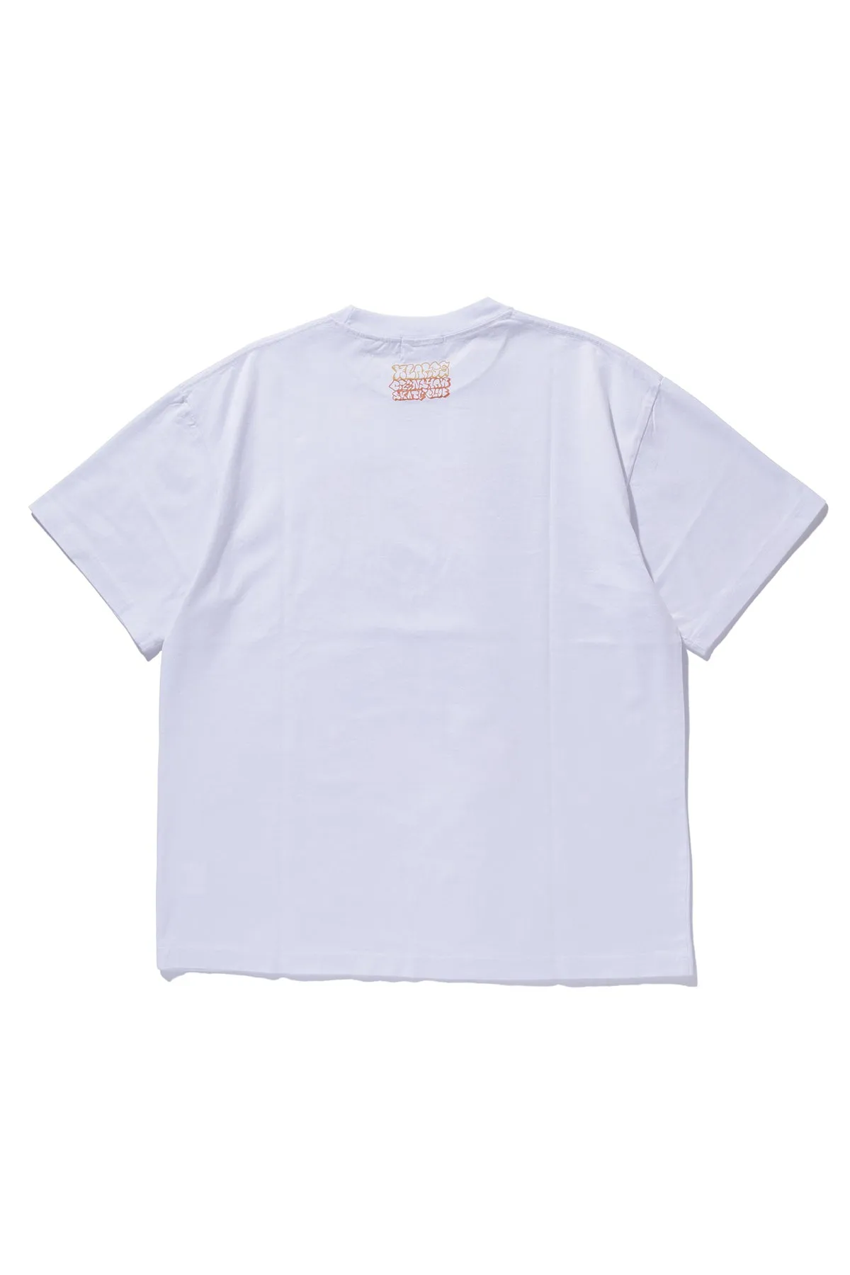 XLARGE x CSC VANDALISED POLICE CAR TEE - WHITE