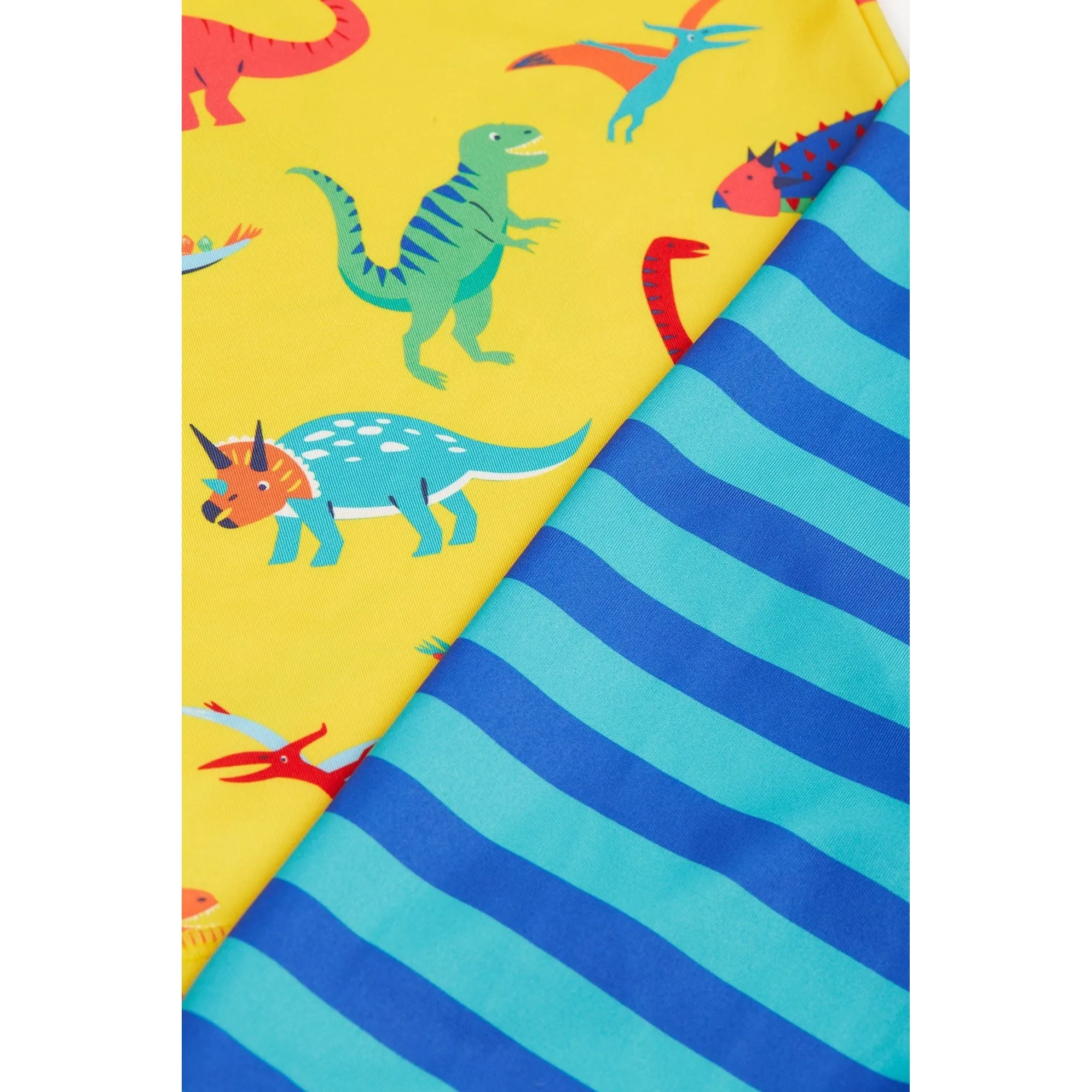 Yellow Dino-Roar! / Tropical Stripe Sun Safe Set