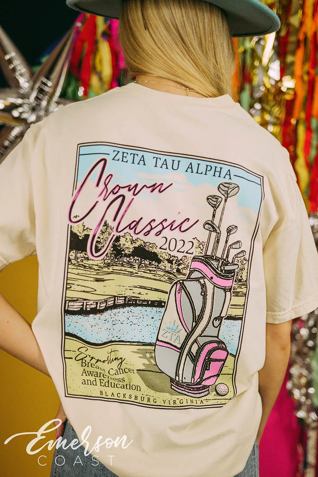 Zeta Tau Alpha Crown Classic Philanthropy Tee