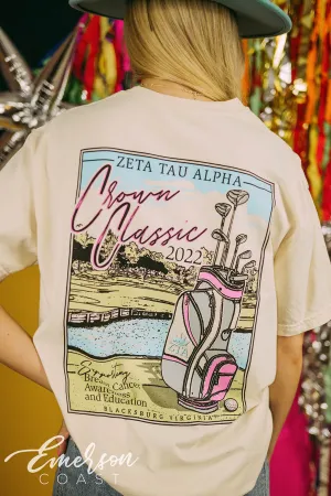 Zeta Tau Alpha Crown Classic Philanthropy Tee