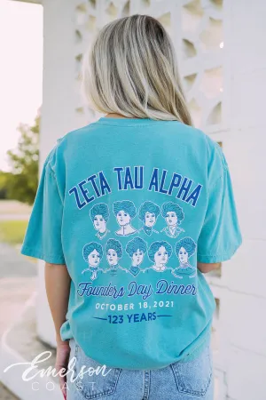 Zeta Tau Alpha Founders Day Dinner Tee