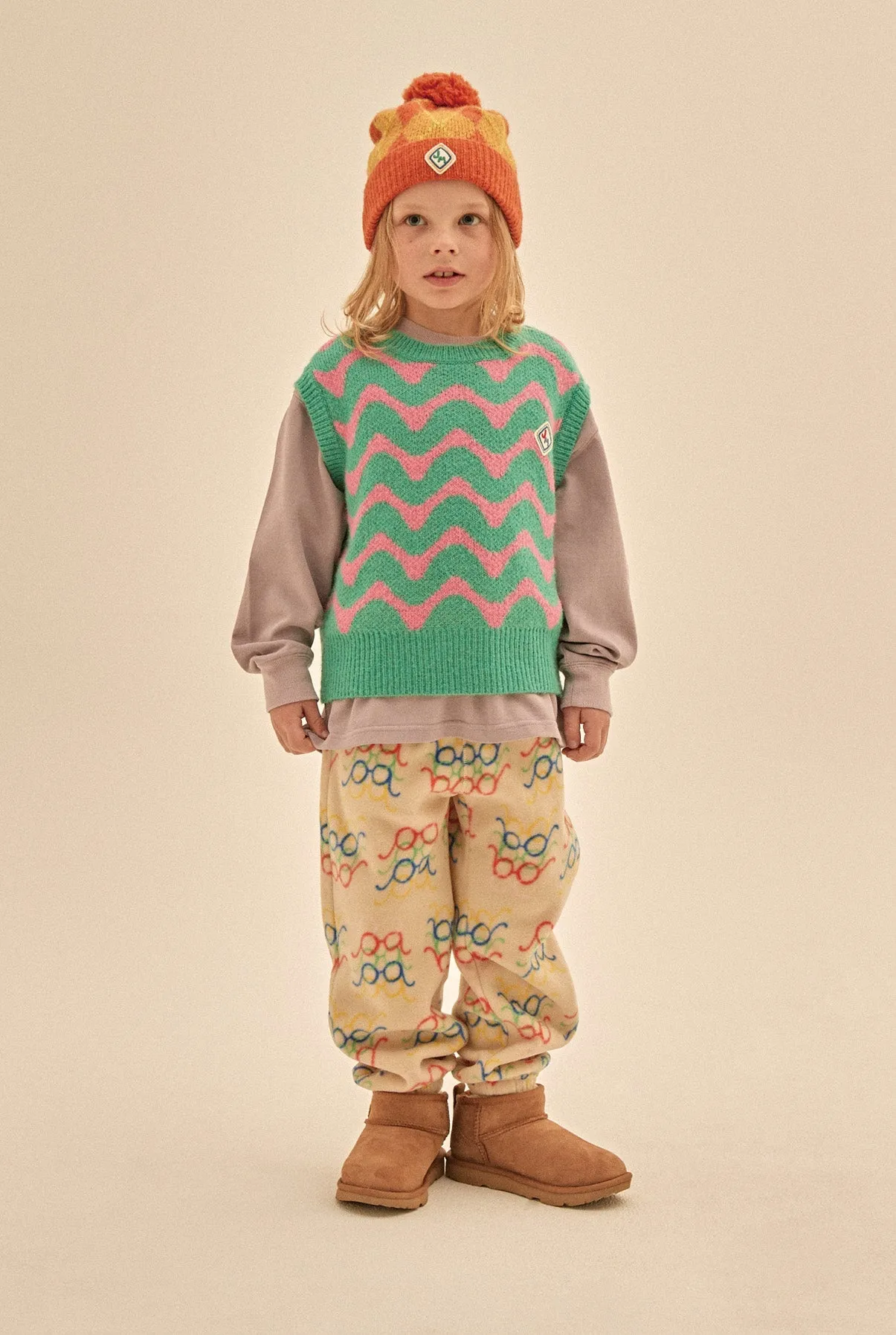 Zigzag Knit Vest by Jelly Mallow